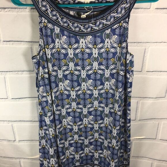 Max Studio Women Size Small Tank Top Shirt Blue - Picture 6 of 6